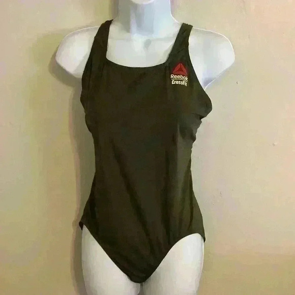 Reebok CrossFit One Piece Low back Bathing suit Size Large - Picture 1 of 5